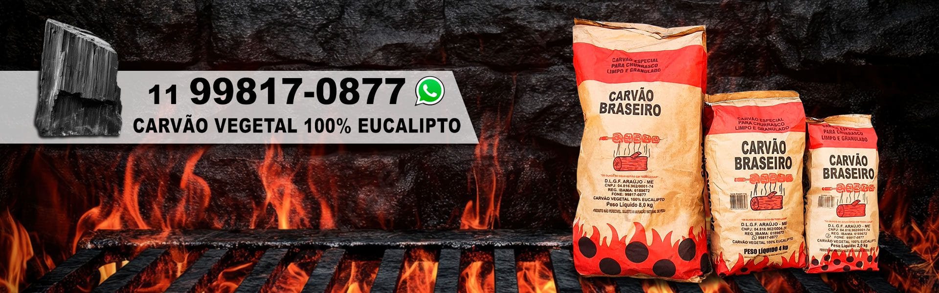 carvao vegetal eucalipto