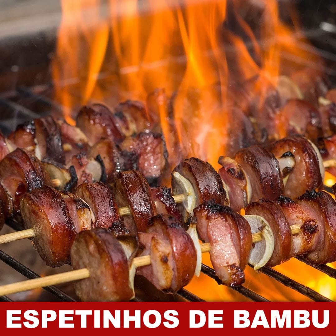 Espetos de Bambu
